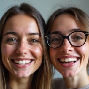 Les mêmes personnes avec des expressions de réussite et de satisfaction après avoir utilisé la méthode du Web-Flipping.