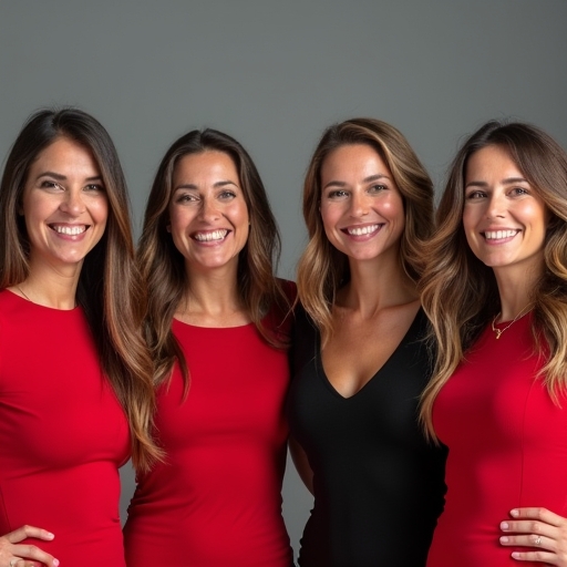 Le même groupe de personnes souriantes et satisfaites, montrant des signes de succès et de joie après avoir utilisé la méthode de P. Calvete pour gagner aux paris sportifs et empocher des gains significatifs.